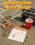 🎵 Summertime Music Bingo