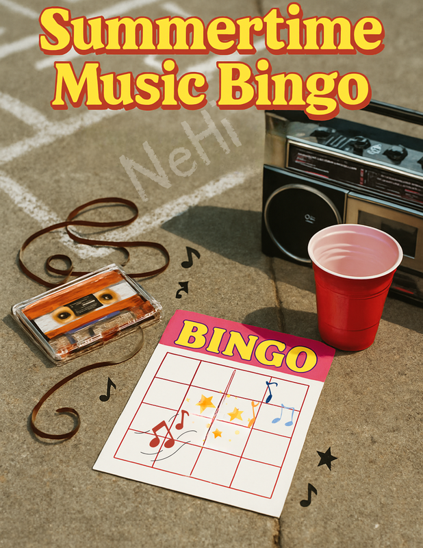 🎵 Summertime Music Bingo